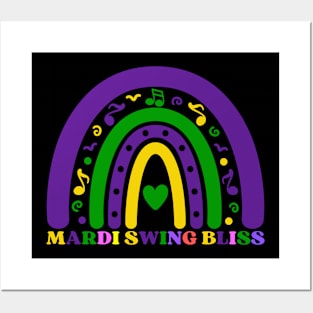 mardi swing bliss Posters and Art